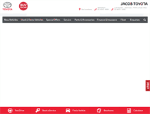 Tablet Screenshot of jacobtoyota.com.au